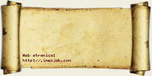 Angelina Sandić vizit kartica